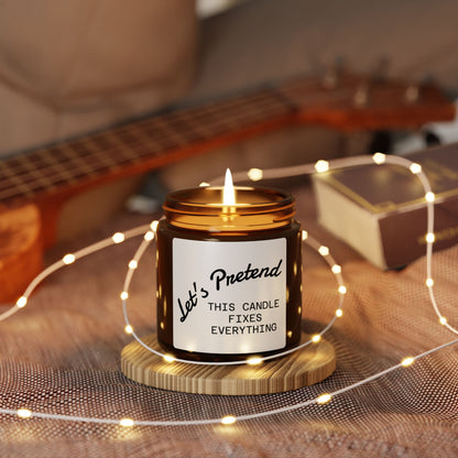 Scented Soy Candle (Amber Jar)