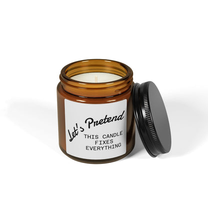 Scented Soy Candle (Amber Jar)