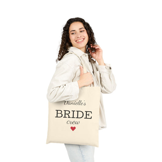 Custom Bridal Party Tote Bag