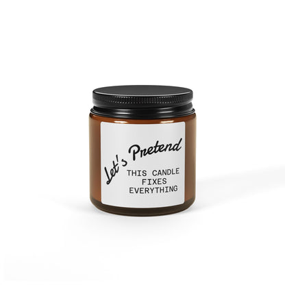 Scented Soy Candle (Amber Jar)