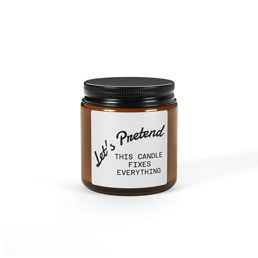 Scented Soy Candle (Amber Jar)