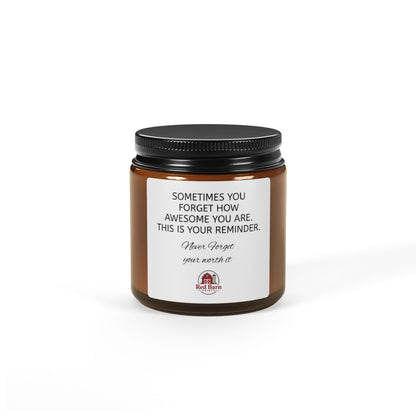 Scented Soy Candle (Amber Jar)
