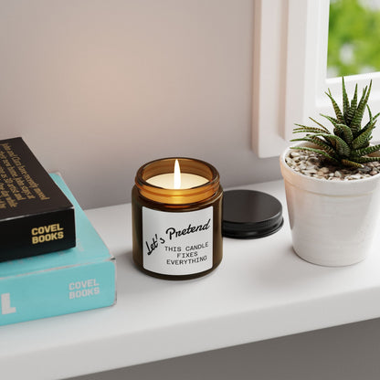 Scented Soy Candle (Amber Jar)