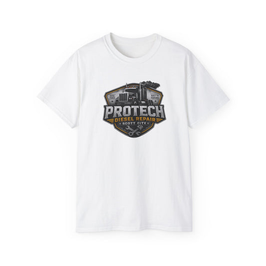 ProTech Diesel Repair Shield Tee | Truck Mechanic Logo Shirt